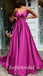 Sexy Soft Satin Spaghetti Straps V-Neck Sleeveless Backless A-Line Long Prom Dresses,PD0769