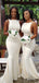 Sexy Long Mermaid Jersey Bridesmaid Dresses, PD0969
