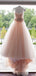 Sweetheart Blush Pink Long A-line Tulle Prom Dresses, WD0286