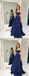 Sweetheart Prom Dresses, Beaded Prom Dresses, Navy Prom Dresses, Prom Dresses, PD0633