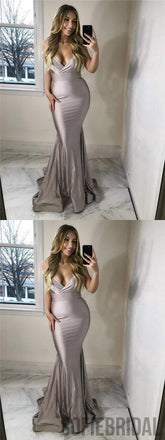 Sexy Mermaid Prom Dresses, Elastic Satin Prom Dresses, Long Prom Dresses, PD0670