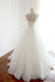 Newest Design Organza Bow A-line Lace Up Wedding Dresses, Chic Popular Wedding Dresses, WD0229