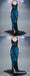 Black-Royal Blue Halter Strap Mermaid Long Prom Dress With Split,SFPD0219